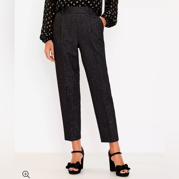 Pull On Tapered Pants in Shimmer - Picture 1 of 5
